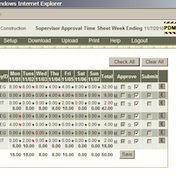 web timesheet report supervisor approval